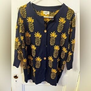 ModCloth PepaLoves Pineapple Cardigan